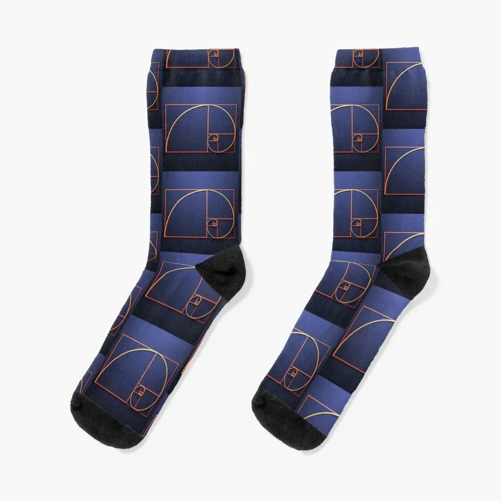 

Fibonacci Socks cute new year hip hop designer Socks Girl Men's