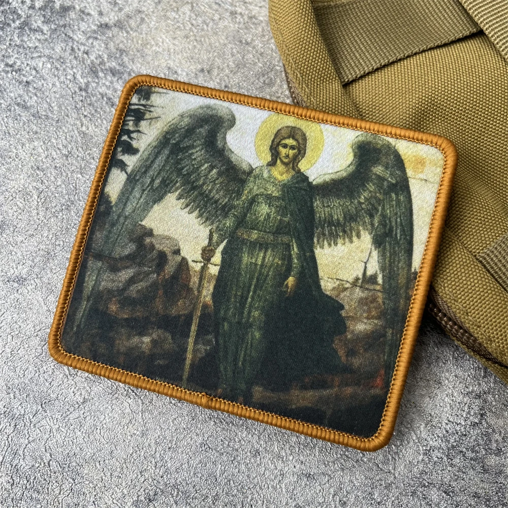 

Tactical Michael Printed Cloth with Hook and Loop Armband Morale Badge Archangel Military Emblem Backpack Accessories Sticker