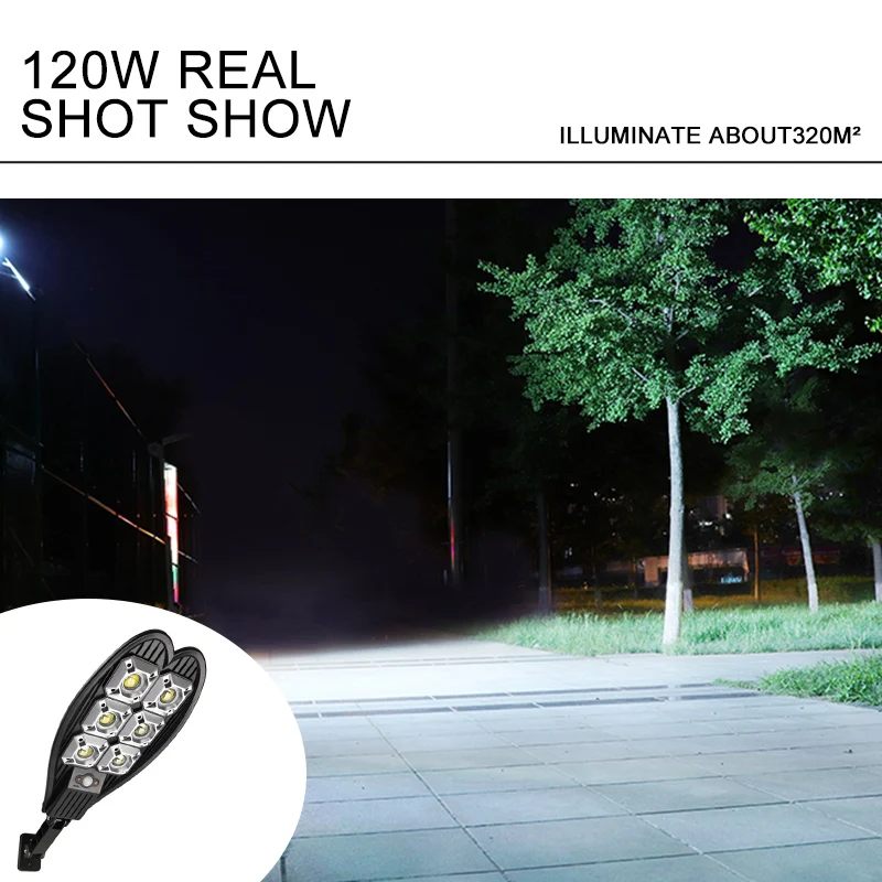 2000 Watt LED Outdoor Solar Light Solar Powered Lamp Waterproof Solar Light PIR Motion Sensor Street Lamp For Garden Decoration