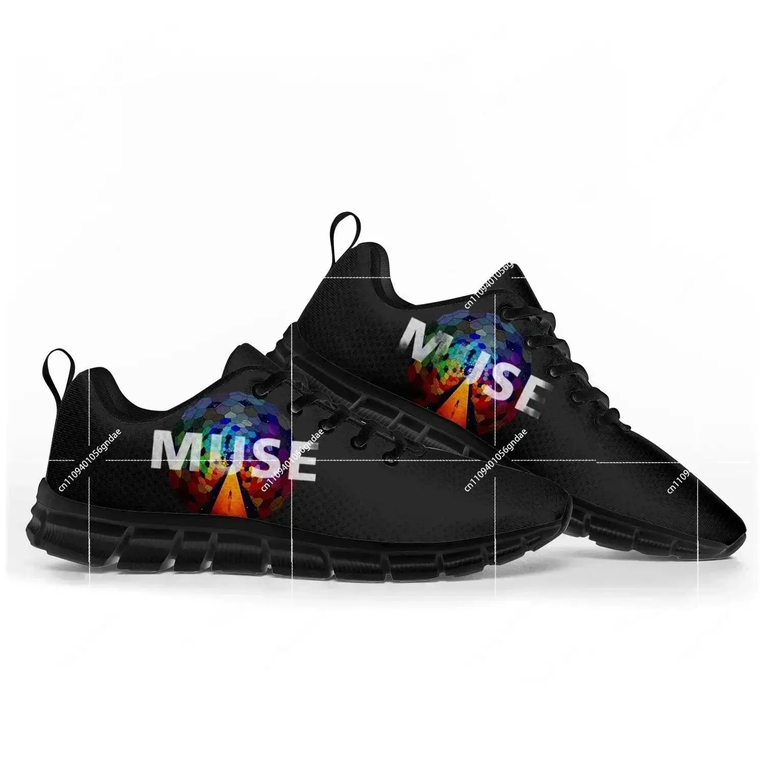 Muse Rock Band England Sports Shoes Mens Womens  Sneakers Casual Custom Couple Shoes Black