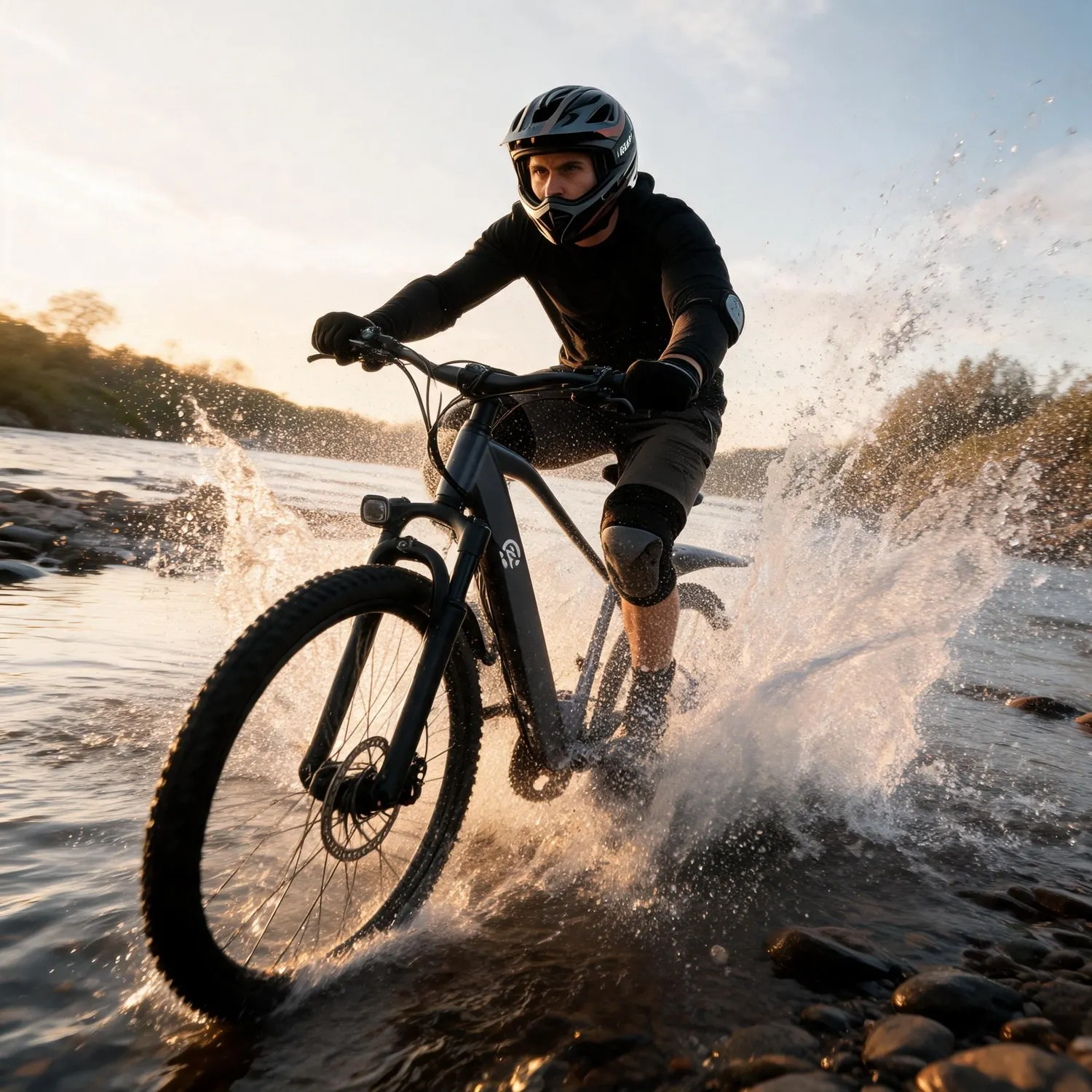 Lifestyle Outdoor 26 Inch Off Road Cross-Country Mountain Bike 500W Brushless Motor Max 44 Miles Long Range Top Speed 32km/h 30° Climbing Capacity Pedal Assist Mode 7-Speed Gear Lockable Battery, Great for Grocery Shopping Easy Assembly