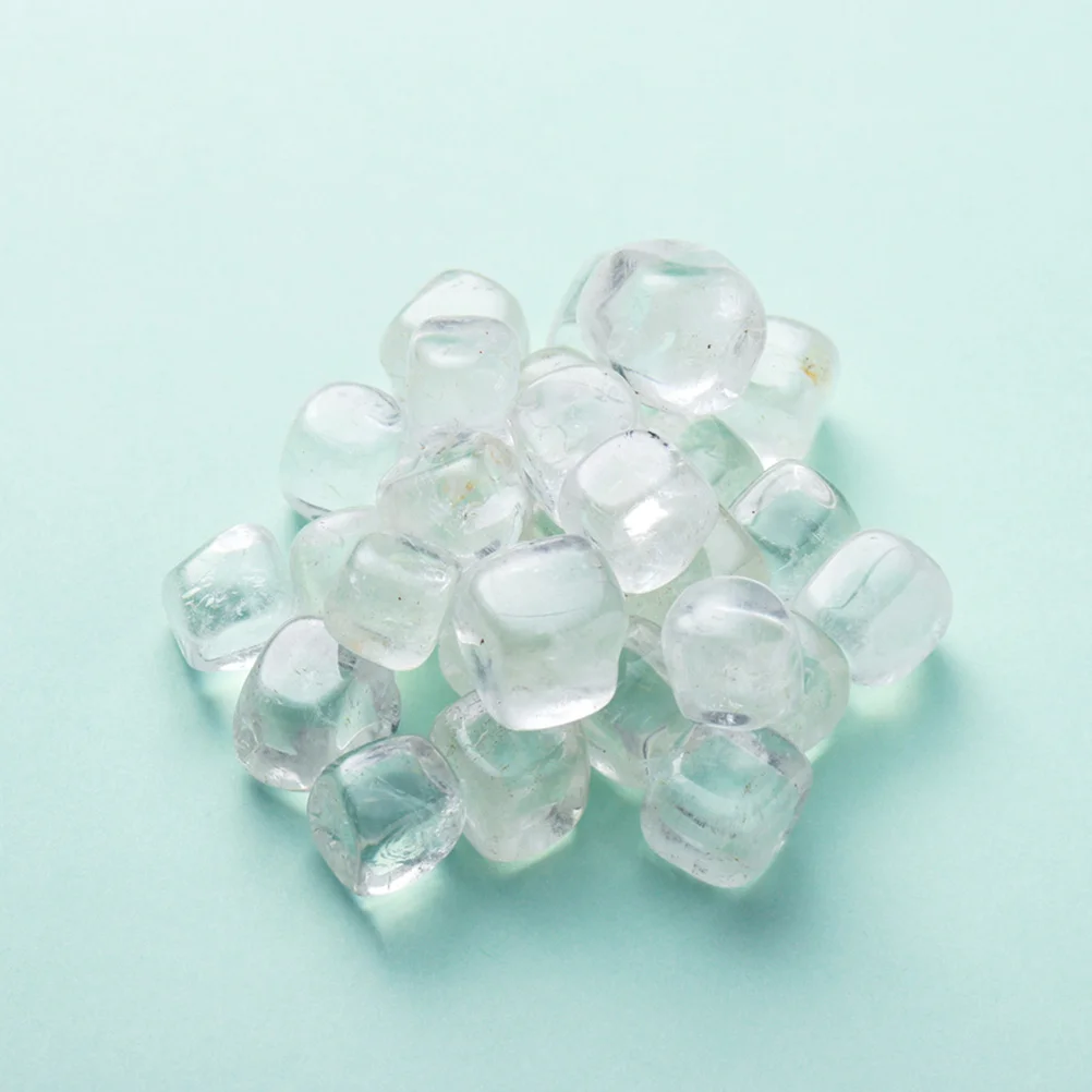 

1Set Square Crystal Stone Desktop Adornments Creative Natural Mineral Collection Home Office Decor Photography Prop