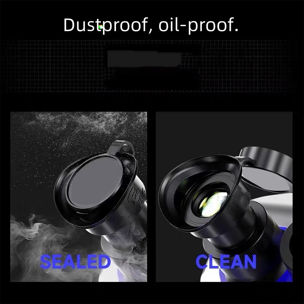 Protective Silicone Microscope Dust Cover Compatible with WF10X25 Eyepiece Suitable for Lab and Machine Vision