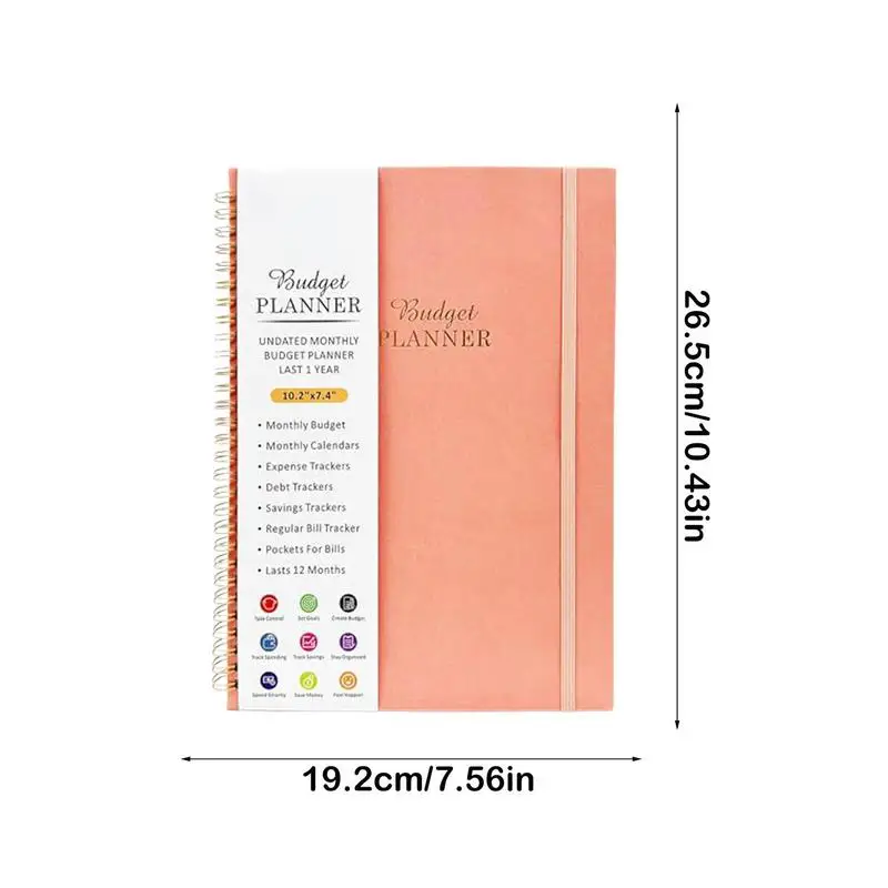 Budget Planner 2025 Effective Budget Planner Bill Tracker Finance Planner With Double-Sided Pockets For Family Friends Children