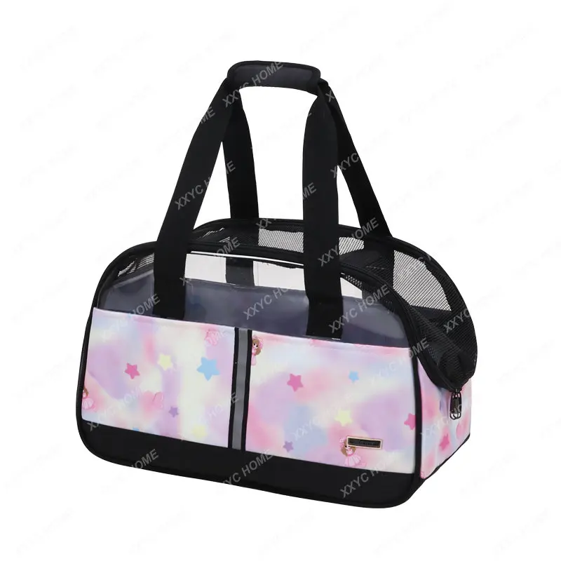 

Pet Outing Carry Bag Summer Breathable Cat Bag Sterilization Handbag Small Dog Crossbody Shoulder Bag cat house travel