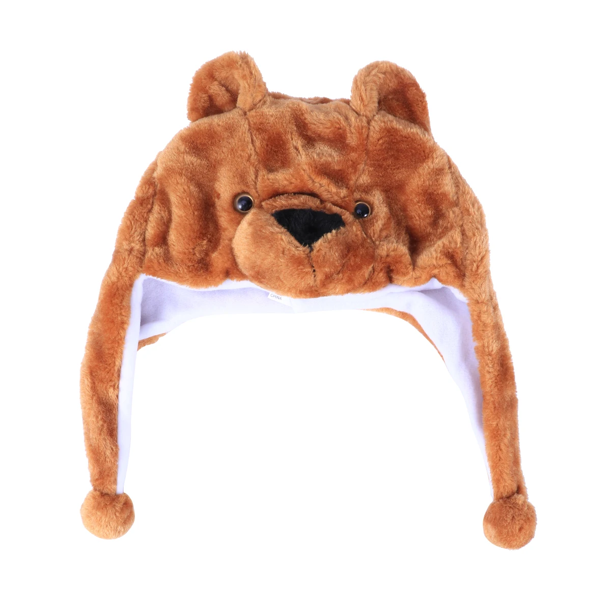 

Adorable Animal Hat Winter Earflap Hood For Adults Children Soft Warm Costume Accessory Halloween Party Bear