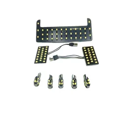 July King Car LED Reading Lights Case For Toyota Prius 50# Non-sunroof version, 2835SMD 6000K Interior Dome Map Light, 8pcs/set