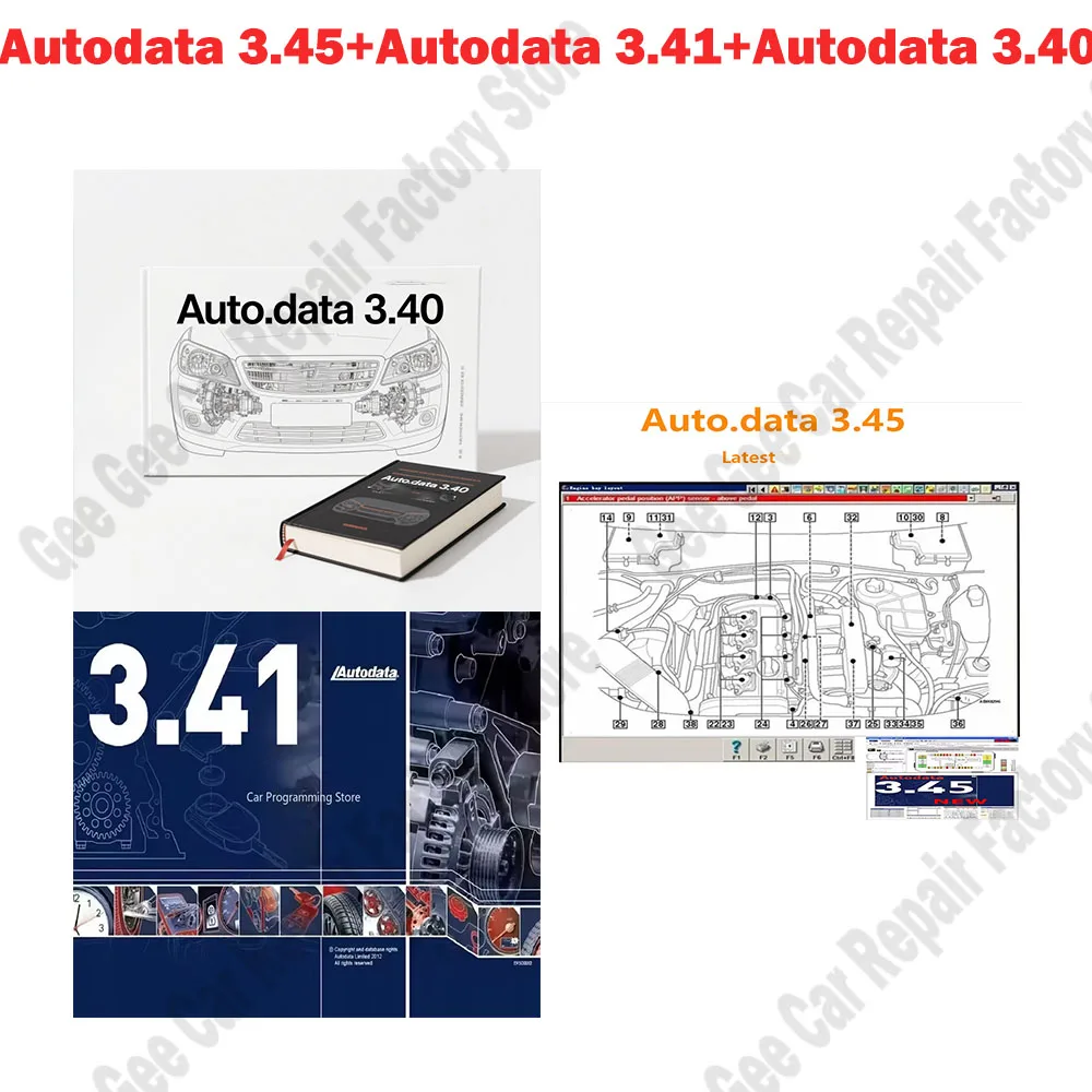 

Auto Car Repair diagnosis Software New Autodata 3.45/3.41/3.40 obd2 scanner Multi-languages wiring diagrams data Autodata Polish