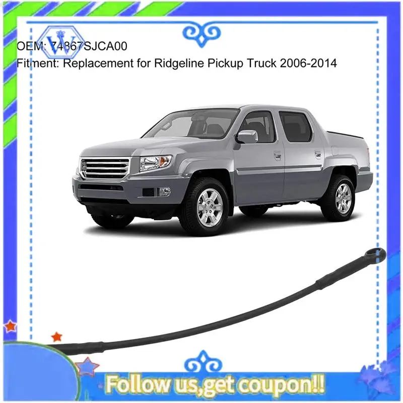 M46K-74867SJCA00 Kabel Tailgate Belakang Mobil dengan Mesin Cuci Baut untuk Truk Pickup Honda Ridgeline 2006-2014 Aksesori Mobil