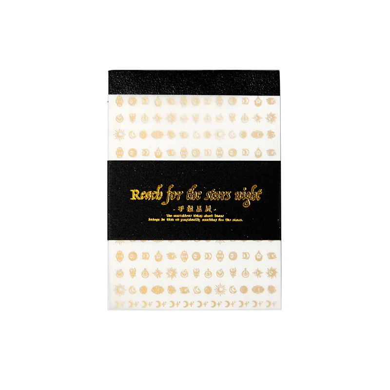 32 pçs/lote Memo Pads Material Papel Noite de Colheita Estrelas Diário Scrapbooking papel Cartão Fundo Decoração Papel