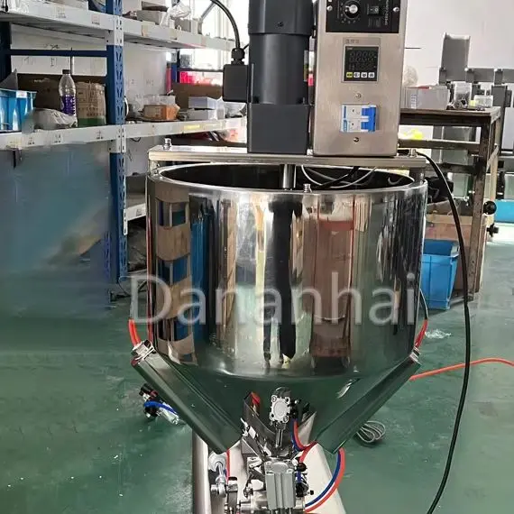 Desktop High Viscosity Paste Filling Machine with Heating Device for Liquid Cosmetic Packaging