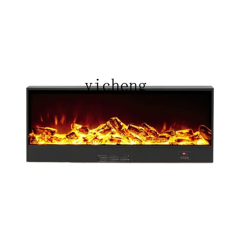 

Tqh Electronic Fireplace Decoration Embedded Fireplace Core Simulation Flame Electric Fireplace Heater