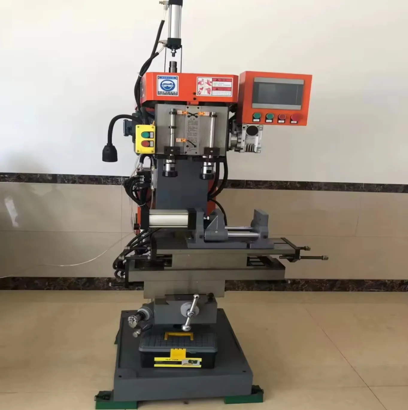 Industrial PLC Servo Control Multi-Axis Metal Spare Parts Automobile Drilling and Tapping Machine Faucet