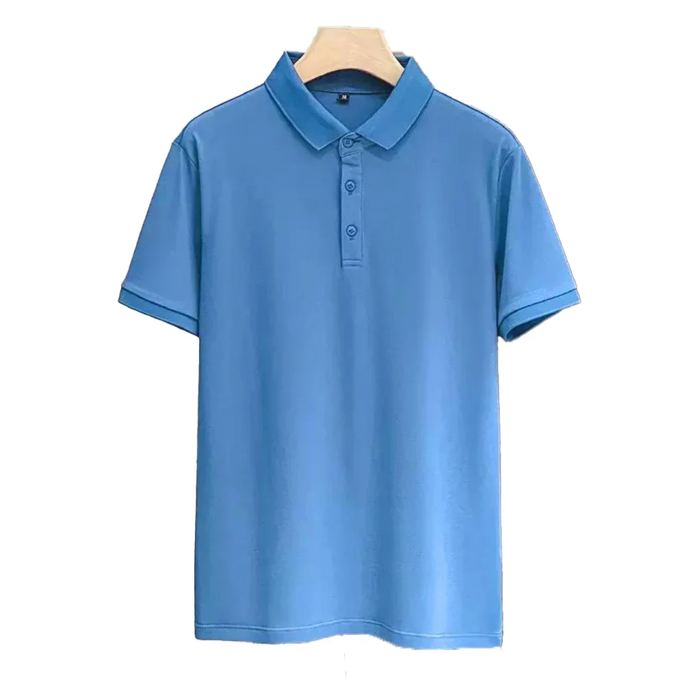 

Button Down Collar T-shirt For Men Vacation T-shirt 2XL Breathable Short Sleeve Applicable To Summer Daily Wear Clothing