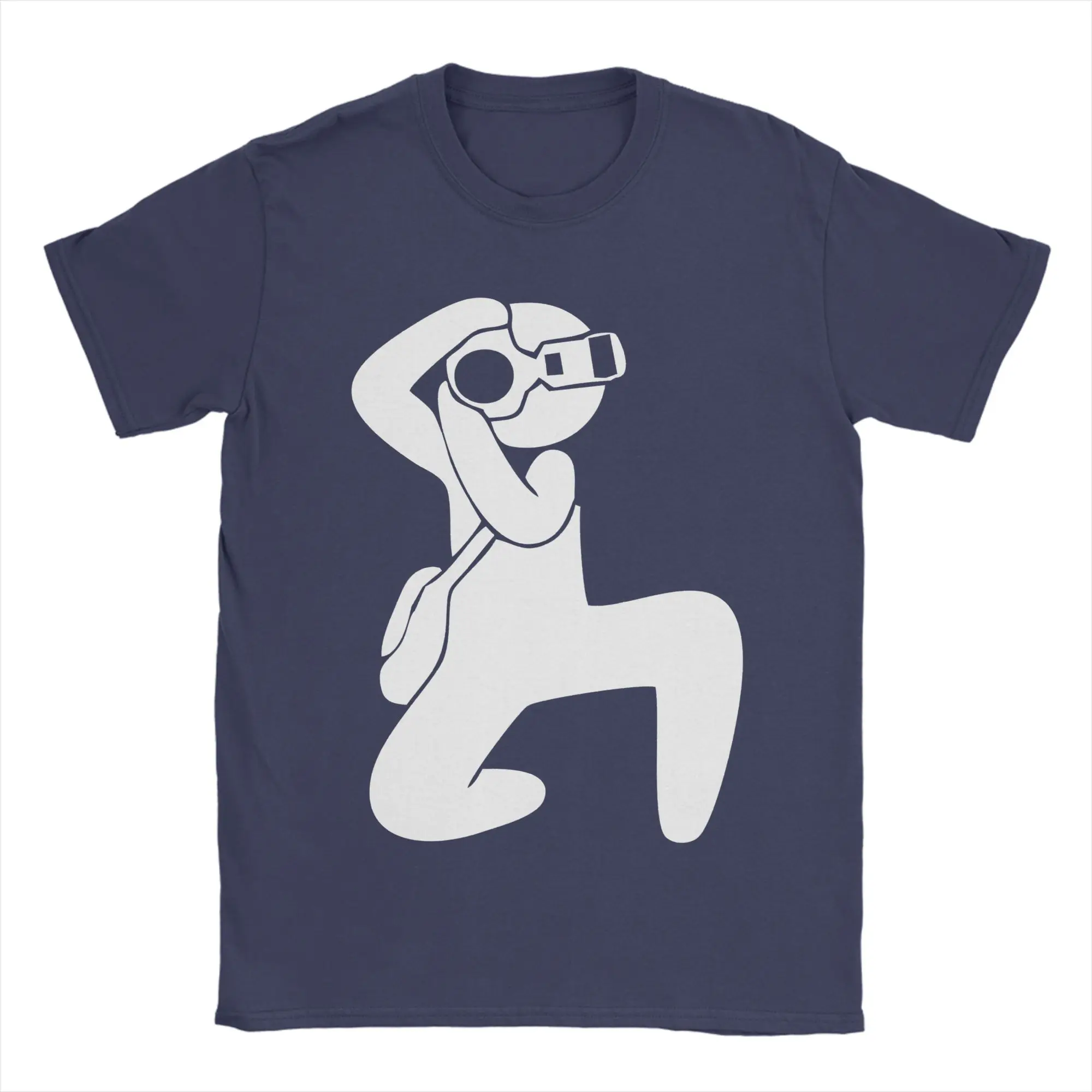 Photographer Silhouette Great Gift T Shirt Men's Cotton Tops Funny  Crewneck Short Sleeve
