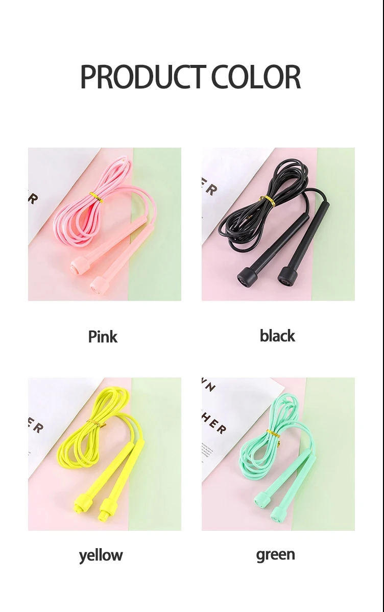 1PC Sports Direct Free Sample Eco Friendly Kids Student Skipping Jump Rope for Fitness Exercise