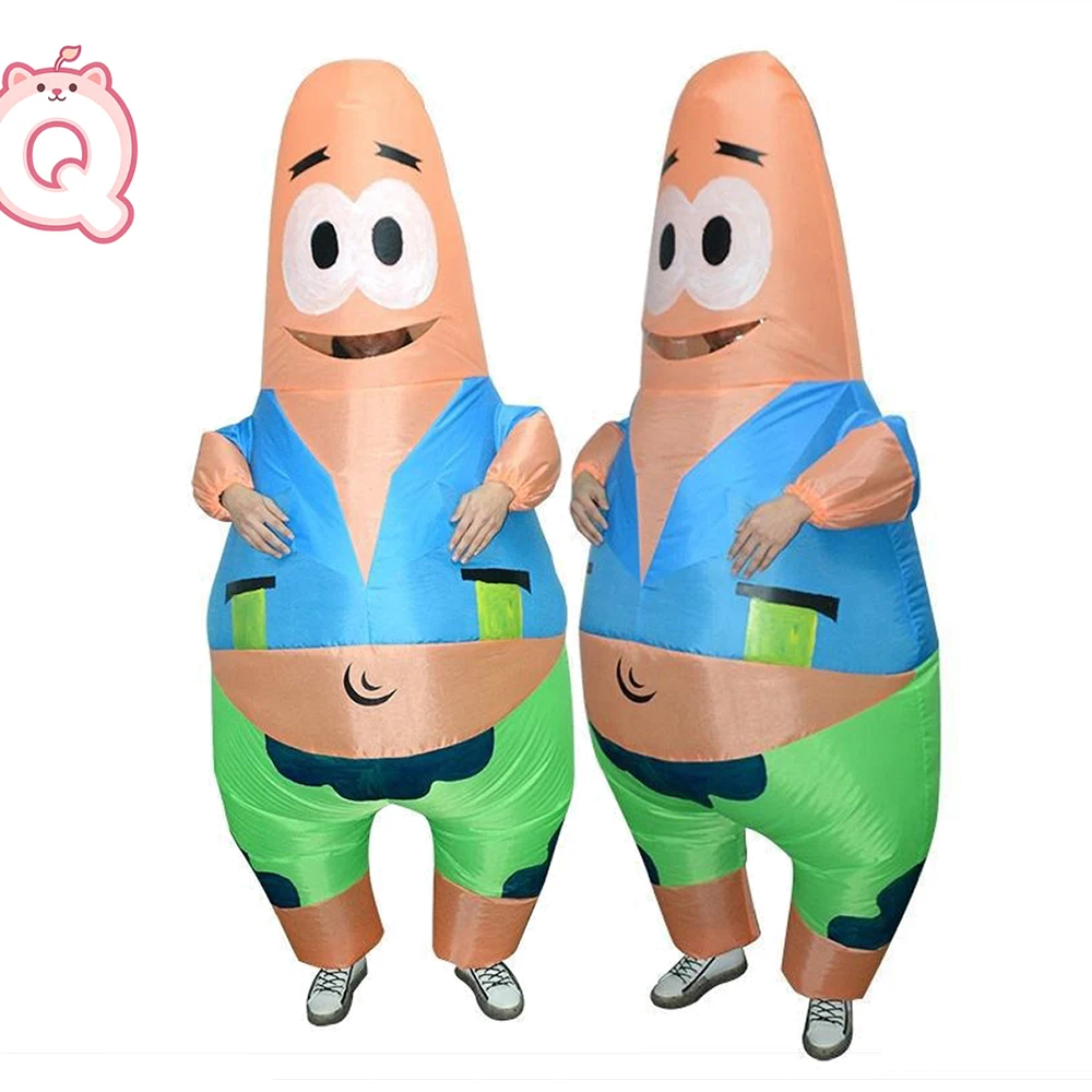 

Anime Party Patrick Star Inflatable Costume Campus Activity Cartoon Doll Prop Clothes Amusement Park Walking Cosplay Clothing