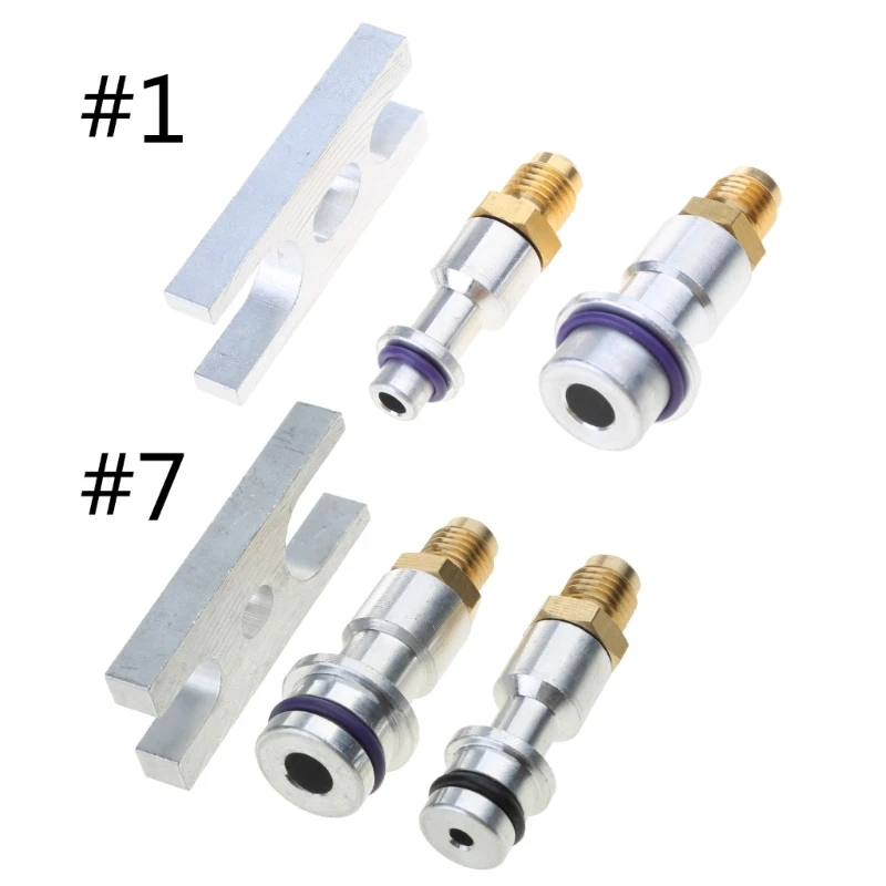 Car Air Conditioner Leak Test Plug Stopper Refrigeration Hose Connector Auto CPipe Leak Detection Maintainance Tools