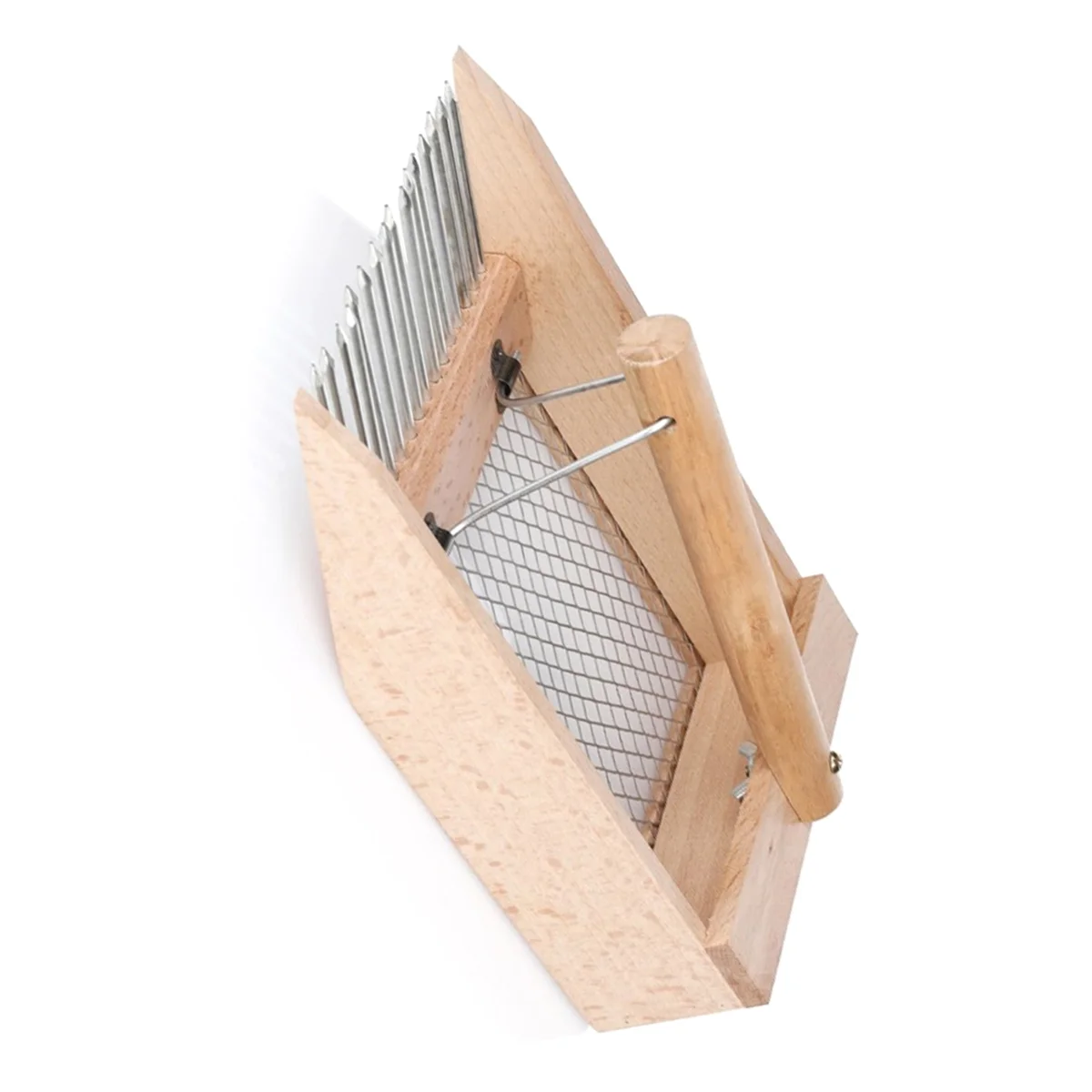 Berry Picker with Stainless Steel Comb Blueberry Rake Blueberry Raspberry Picker with Storage Basket