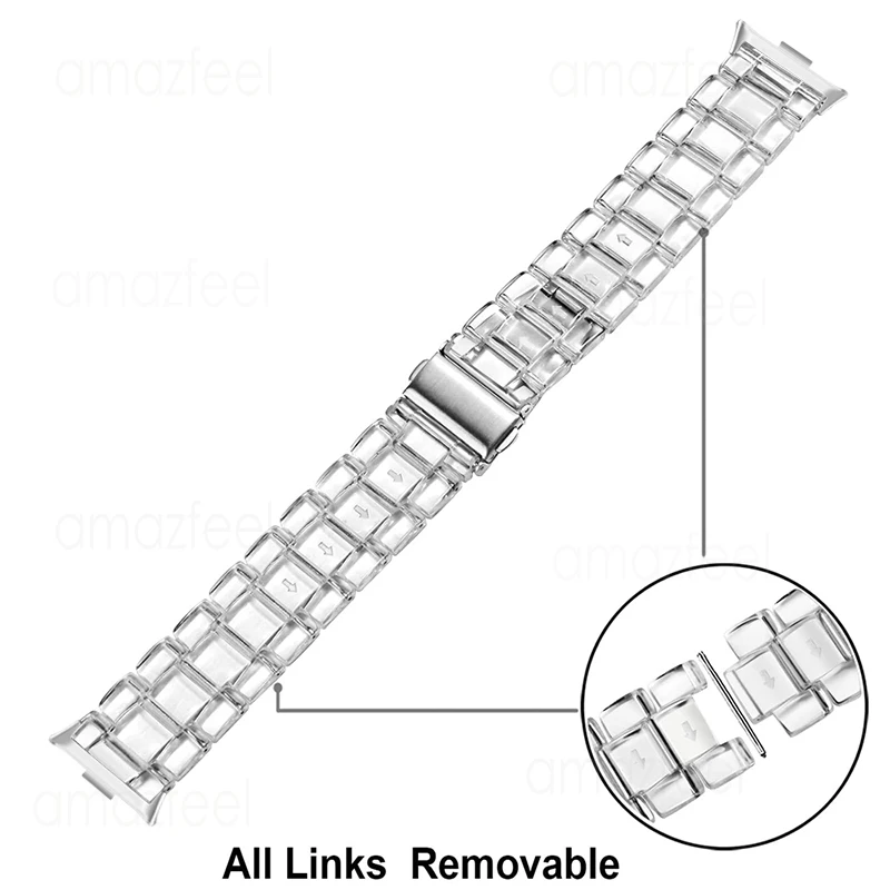 Clear Resin Bracelet For Redmi Watch 5 Watchband Correas reloj For redmi watch 4 Strap For Xiaomi Mi Band 9Pro Replace Wristband