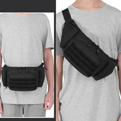 Sac à bandoulière décontracté à la mode, sac de sport en plein air, sac de course, sac de poitrine audibag, sac à monnaie pour téléphone portable