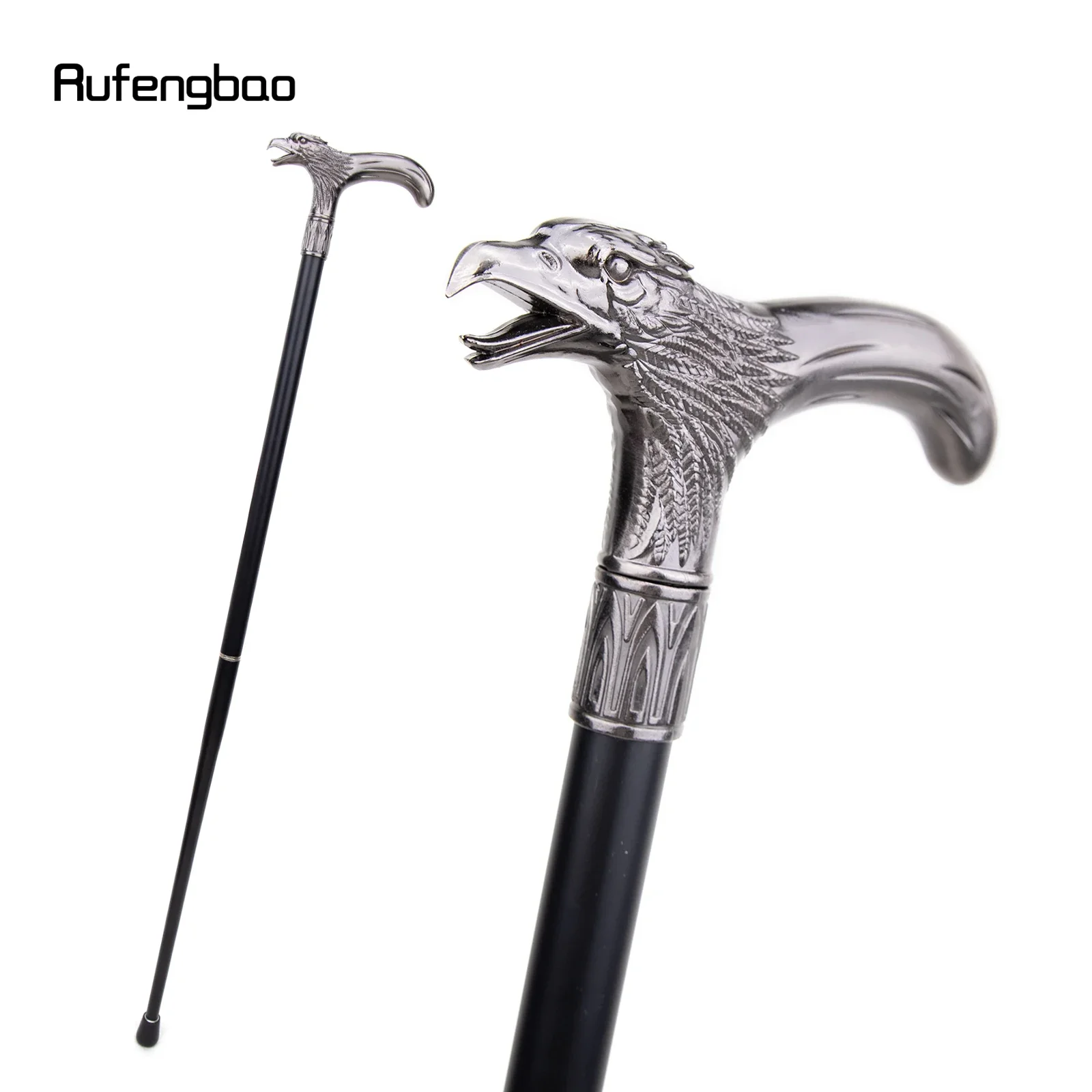 

Dinosaur Eagle Hawk Walking Cane Fashion Decorative Walking Stick Gentleman Elegant Cosplay Cane Knob Crosier 93cm