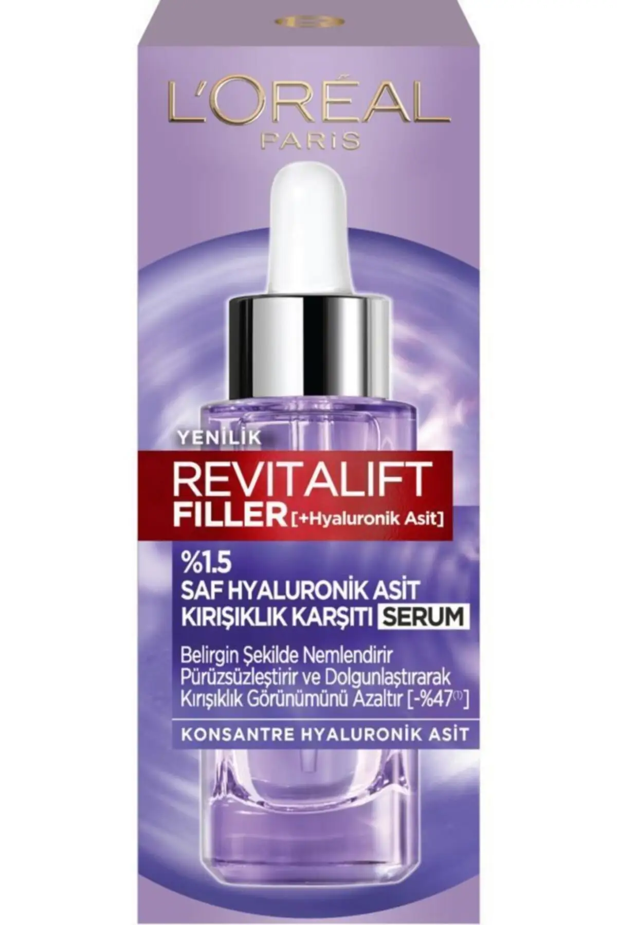 Revitalift Elephants-suero antiarrugas de ácido hialurónico 1,5 puro, Juego de 2 'Li de 30 Ml