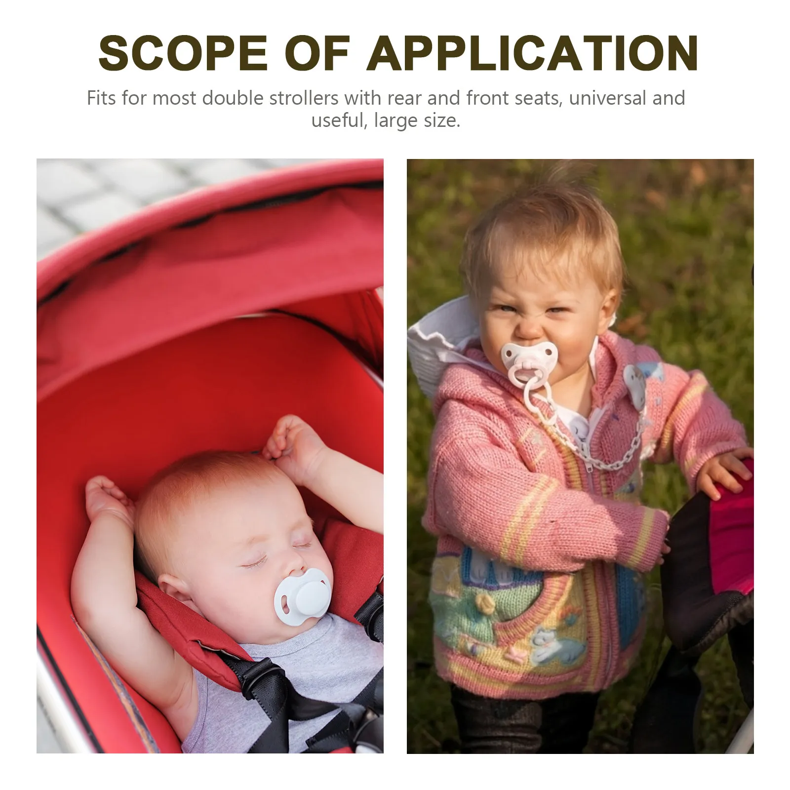 

Большой прозрачный дождевик из ЭВА для двойной коляски, универсальный, ветрозащитный, защитный чехол для двойной коляски