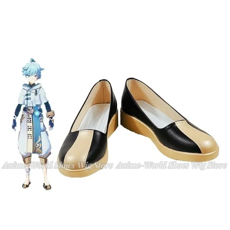 

Game Genshin Impact chongyun cosplay shoes male cosplay shoes Halloween Genshin Impact Comic Exhibition heavy rhyme shoes