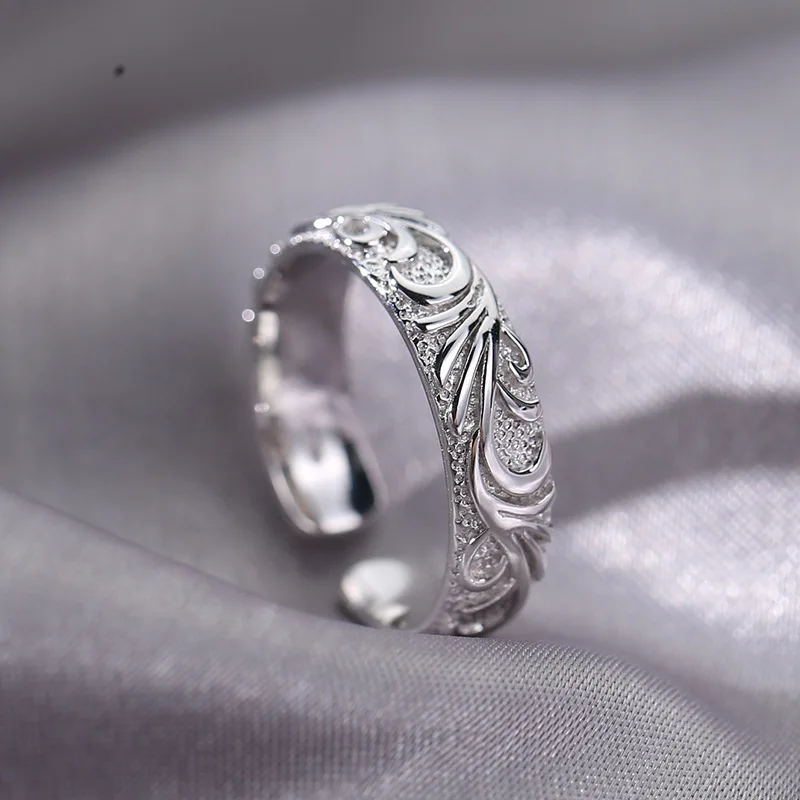New fashion stainless steel Decorative men and women Rings Vintage party Jewelr image 3