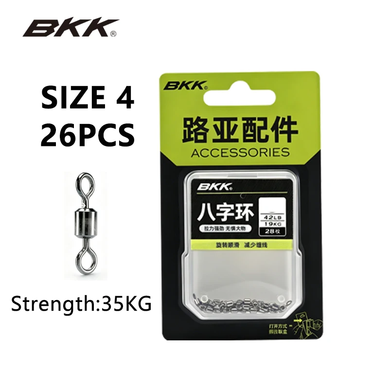 BKK RVS Visserijwartel 8 #   42LB Hoge Sterkte Lijnconnector Zoutwater Zoetwater Accessoires
