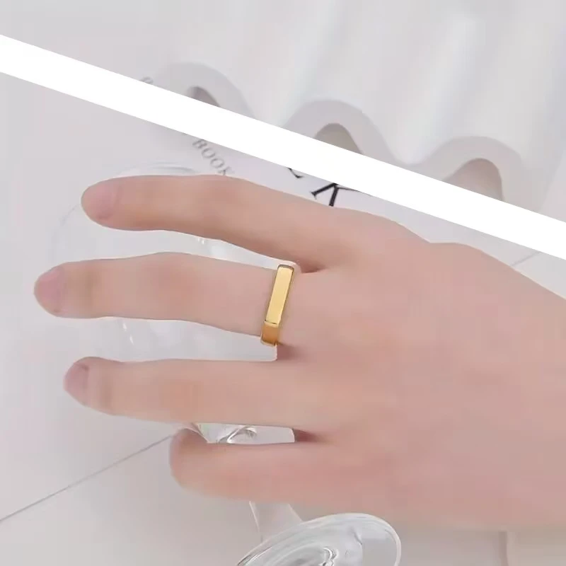 خاتم هيب هوب رجالي بسيط وأنيق وراقي مع ملمس ممتاز. #6