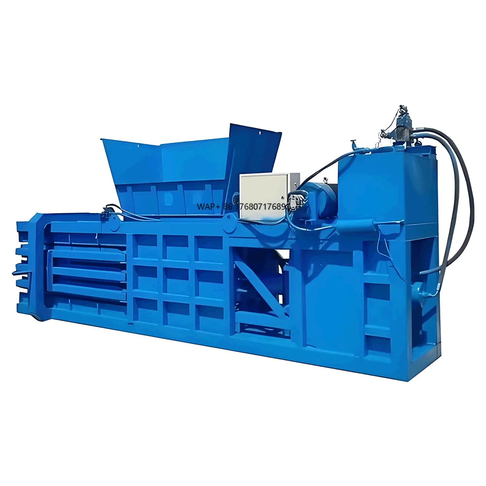 Complete Baling System Horizontal Baler With Conveyor Tying Device Professional Technical Support