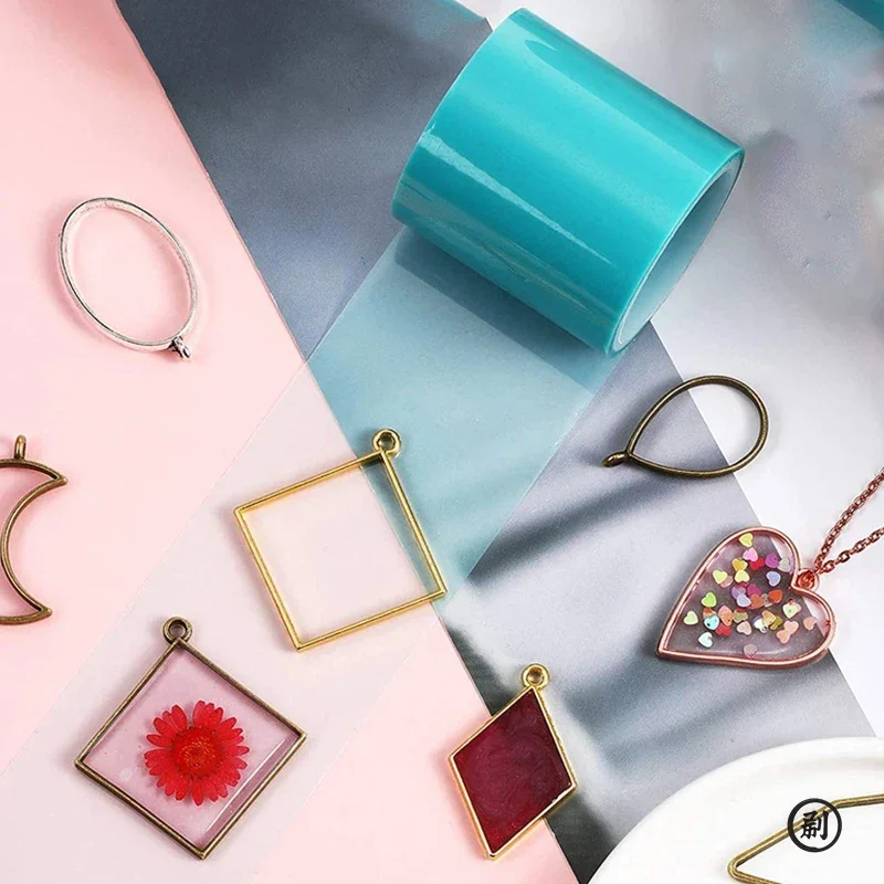 5 متر/لفة Traceless الشريط سلس ورقة الشريط DIY بها بنفسك الجوف إطار معدني مفتوح الحافة إعداد الأشعة فوق البنفسجية راتنجات الايبوكسي قوالب صنع المجوهرات #2