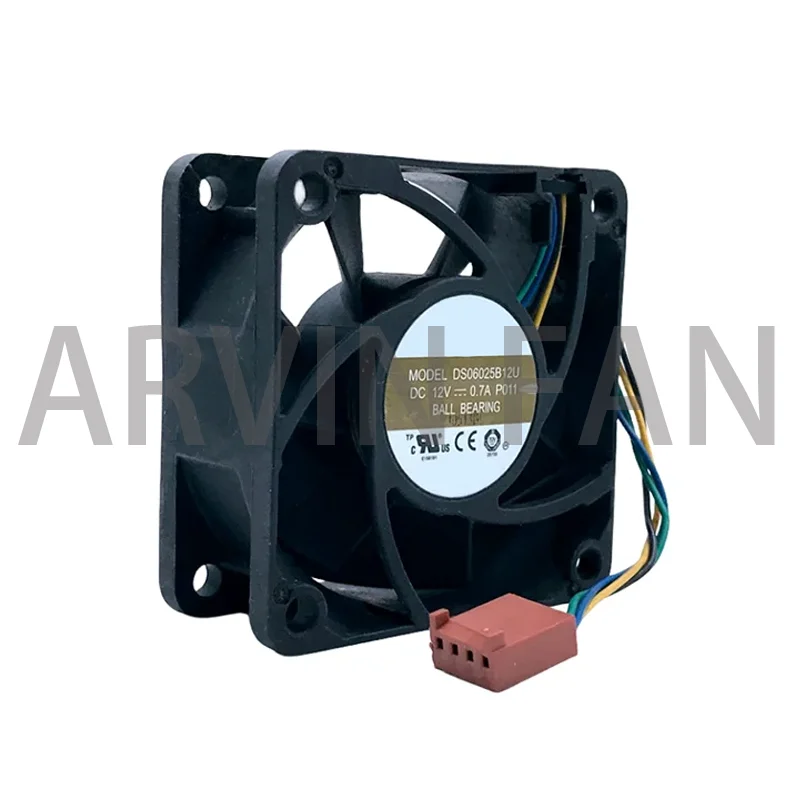 

DS06025B12U P011 60mm 6cm DC 12V 0.70A Pwm Server Inverter Cooling Fan 60X60X25mm CPU PC Cooler