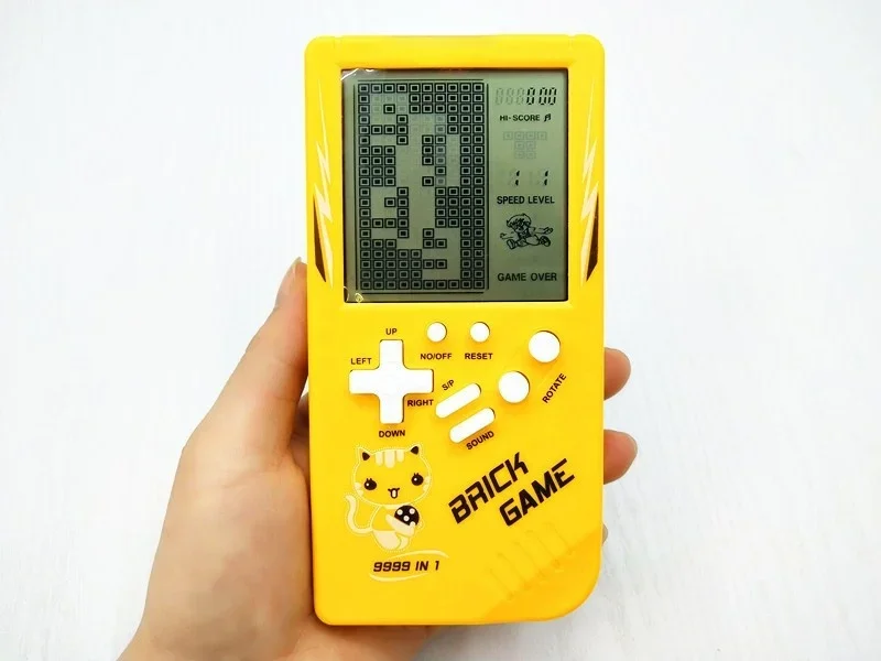 Classic Handheld Game Machine BRICK GAME Kids Game Console Toy with Music Playback Retro Children Pleasure Games Player