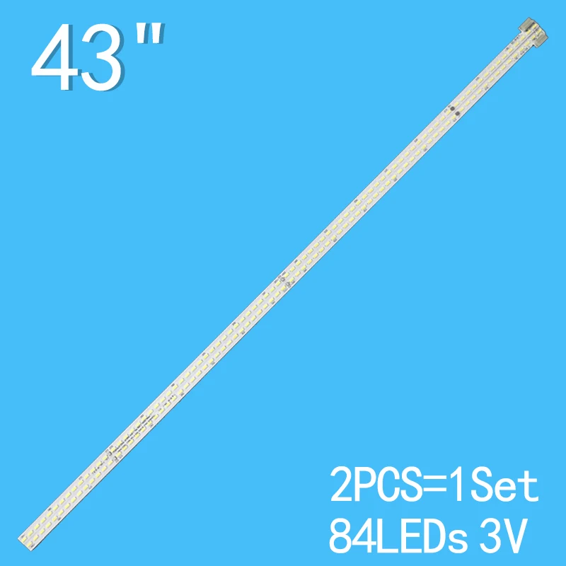 469mm LED backlight strip For 84 light 17ELB43ALR2 43INCH 4014PKG 84EA R-TYPE REV0.2 160222