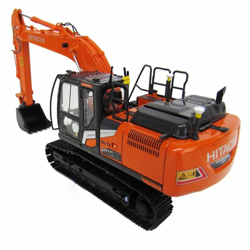 HITACHI ZX200-7 Excavator Engineering Vehicle Model Static Metal