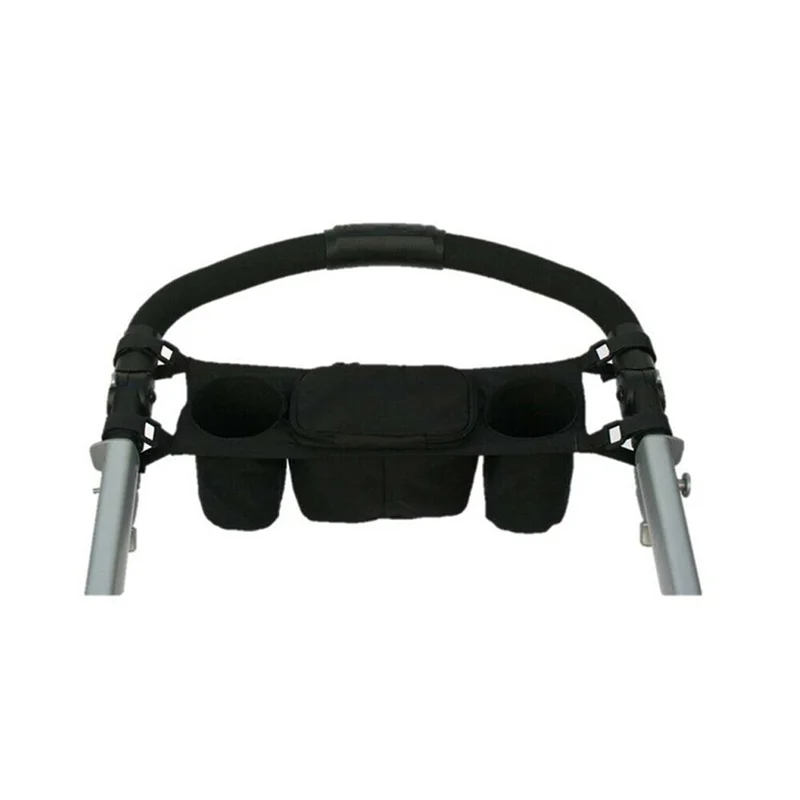 

A04F-2X Pram Baby Holder Storage Cup Pushchair Bottle Stroller Buggy Bag Organizer