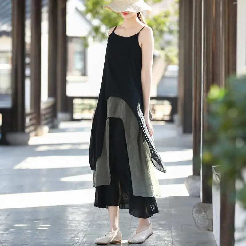 Vestido de Aodão de Alta Qualidade Moke Qing, Longo, de Veludo, com Três Camadas e Estampa de Cores, Vestido de Aodão e L...