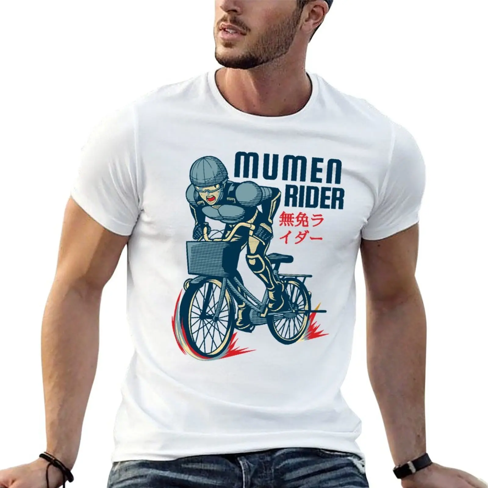 

MUMEN RIDER Manga Gift For Fan T-Shirt man tshirt t shirt for man 100 percent cotton T-Shirt