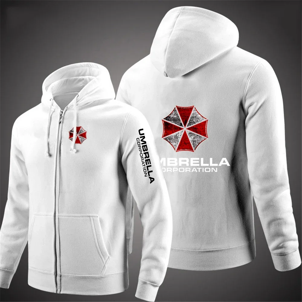 2023 Men New Umbrella Corporation Casual Solid Pullovers Comfrtable Harajuku Elegant Fashion Handsome Slim Classic Sweater Tops