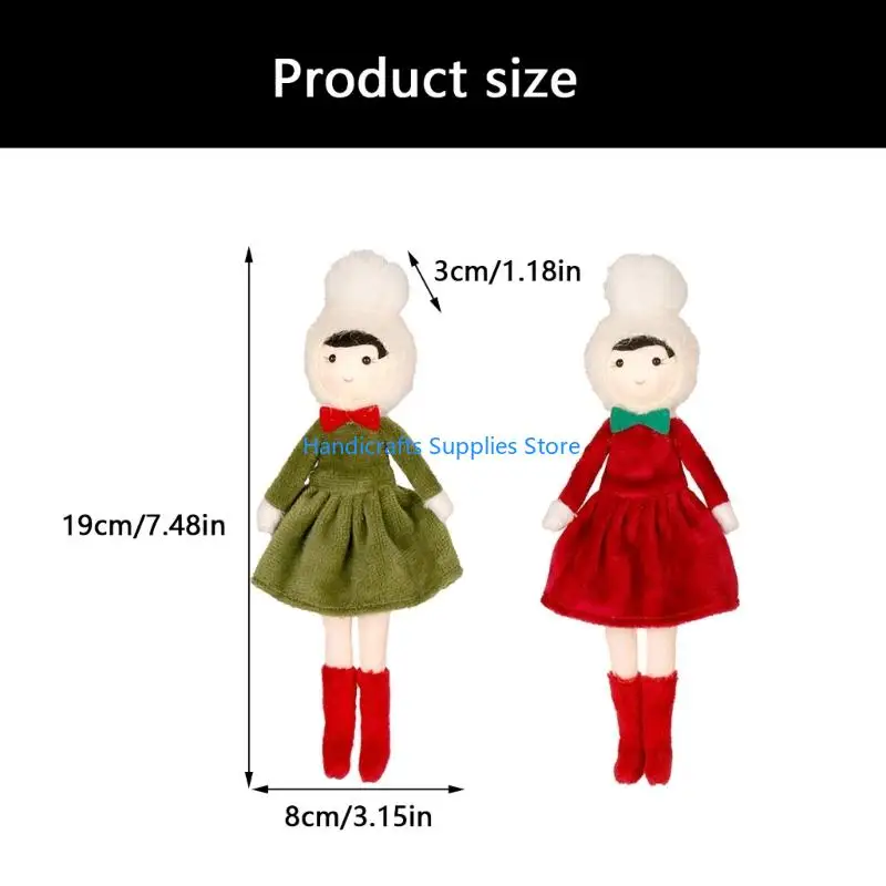 R1WA Nordic Girl Doll Christmas Tree Decoration for Indoor and Outdoor Holiday Party 2025 New Dropping