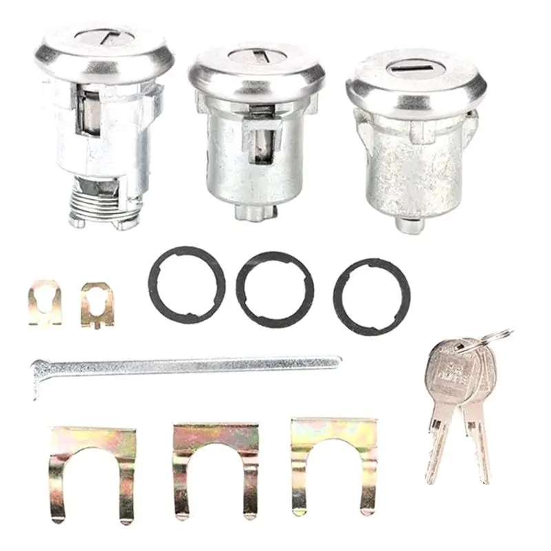 

Door Trunk Key Kit Parts With 2 Keys 654394765282 For Buick Pontiac Oldsmobile Cutlass