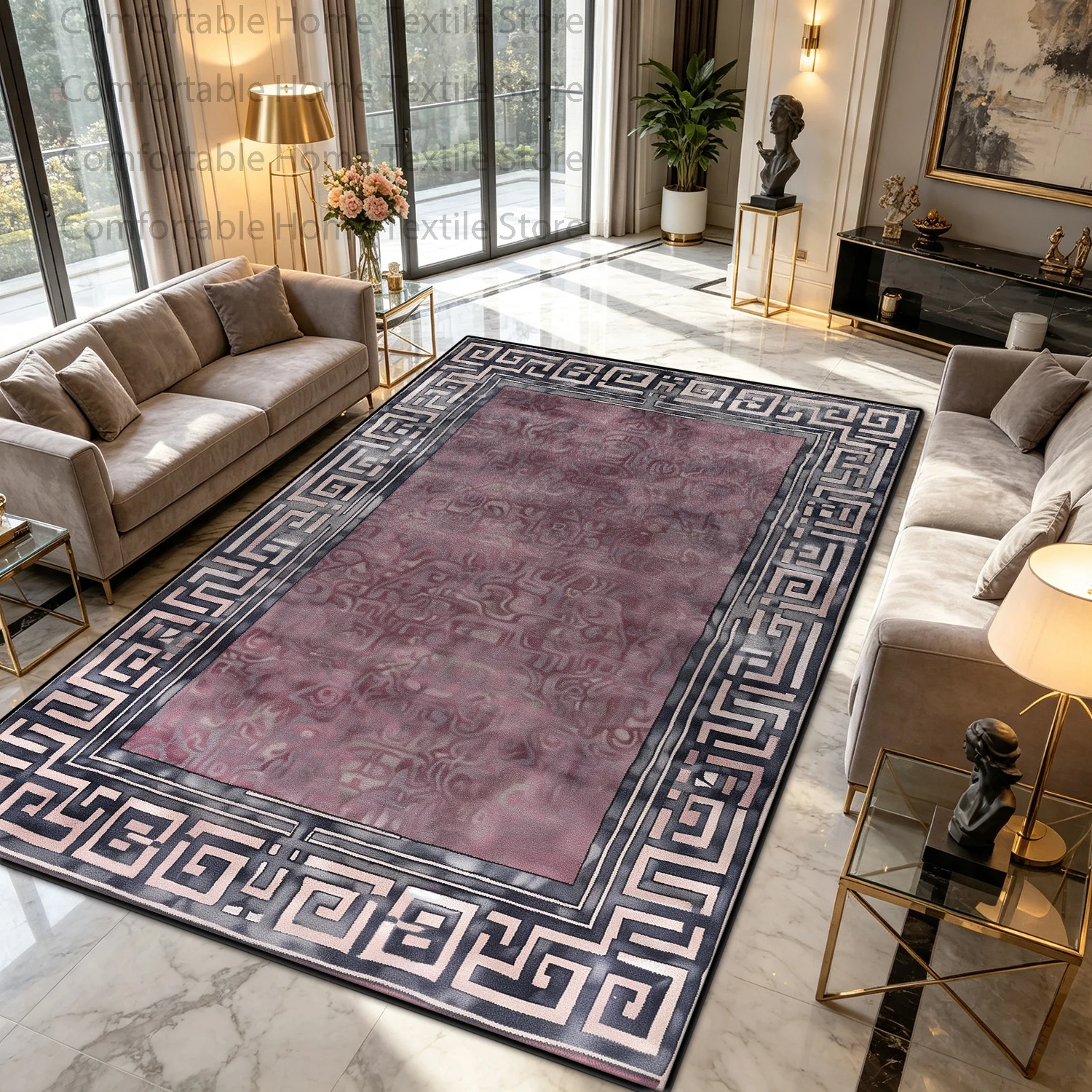 Tapis de salon rétro à motif g - Home Decor Lighting Wholesale avis et prix