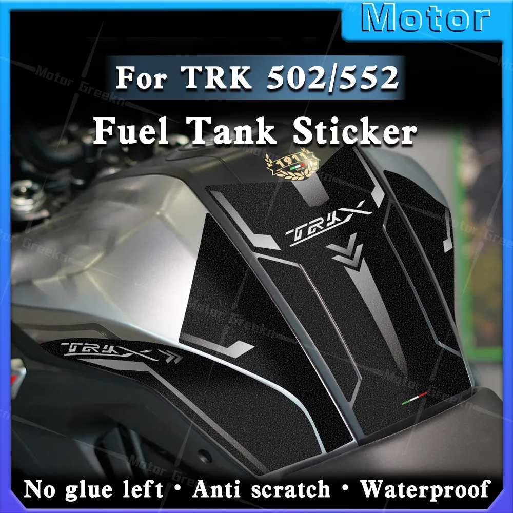 For TRK 502 X TRK552 TRK 502 & 552X Adventure Motorcycle Accessorie Fuel Tank Sticker Frosted Protection Decal Kit Anti-Scratch