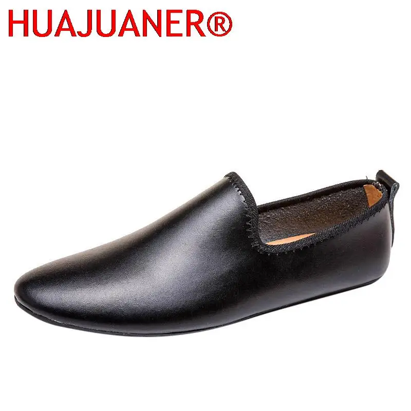 

Mens Loafers Leather Casual Shoes Men Classic Stylish Slip on Shoes Male Leisure Driving Shoes Elegantes Flat Summer Footwear