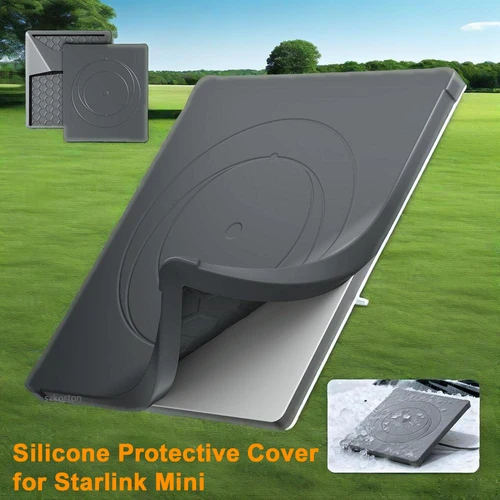 Imagen 1 del producto Funda protectora de silicona para Starlink Mini disipación de calor carcasa suave a prueba de polvo funda antiarañazos para accesorios Starlink Mini