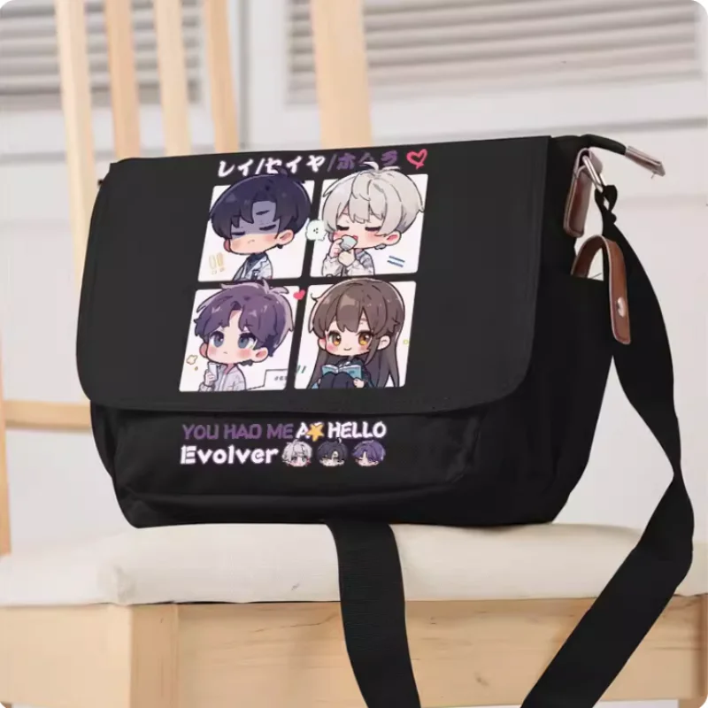 Anime Love and Deepspace Rafayel Cartoon Bag, Unsix Fashion Leisure, Crossbody for Teenagers, Student Messenger Bag, B1240