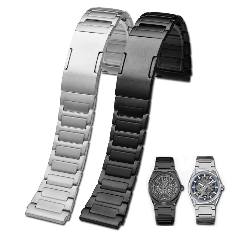 For Zenith Watch 95.9000.670 series High Quality titanium alloy watch strap men 22mm precision steel watch chain accessories